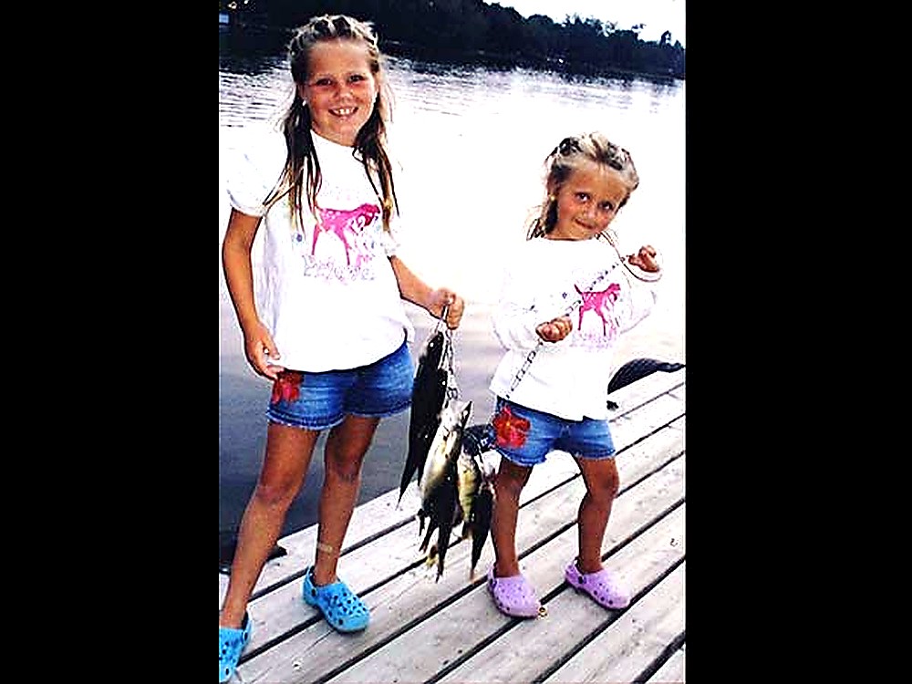 Kids fishing at Cosy Cove