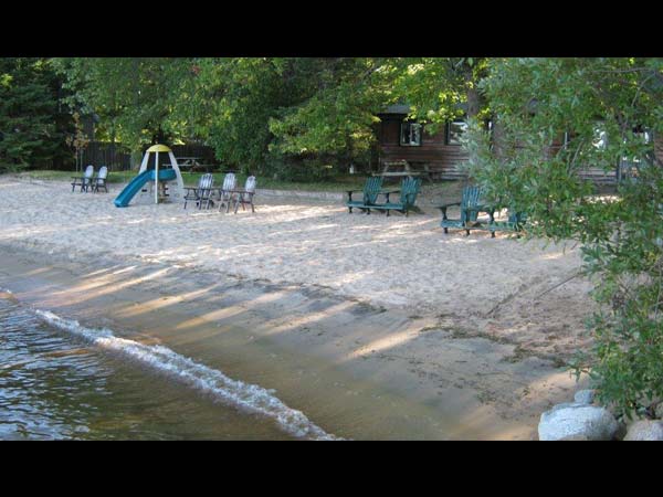Sandy beach at Cosy Cove